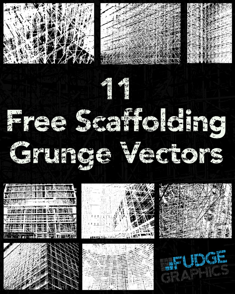 free vector 11 Free Scaffolding Grunge Vectors
